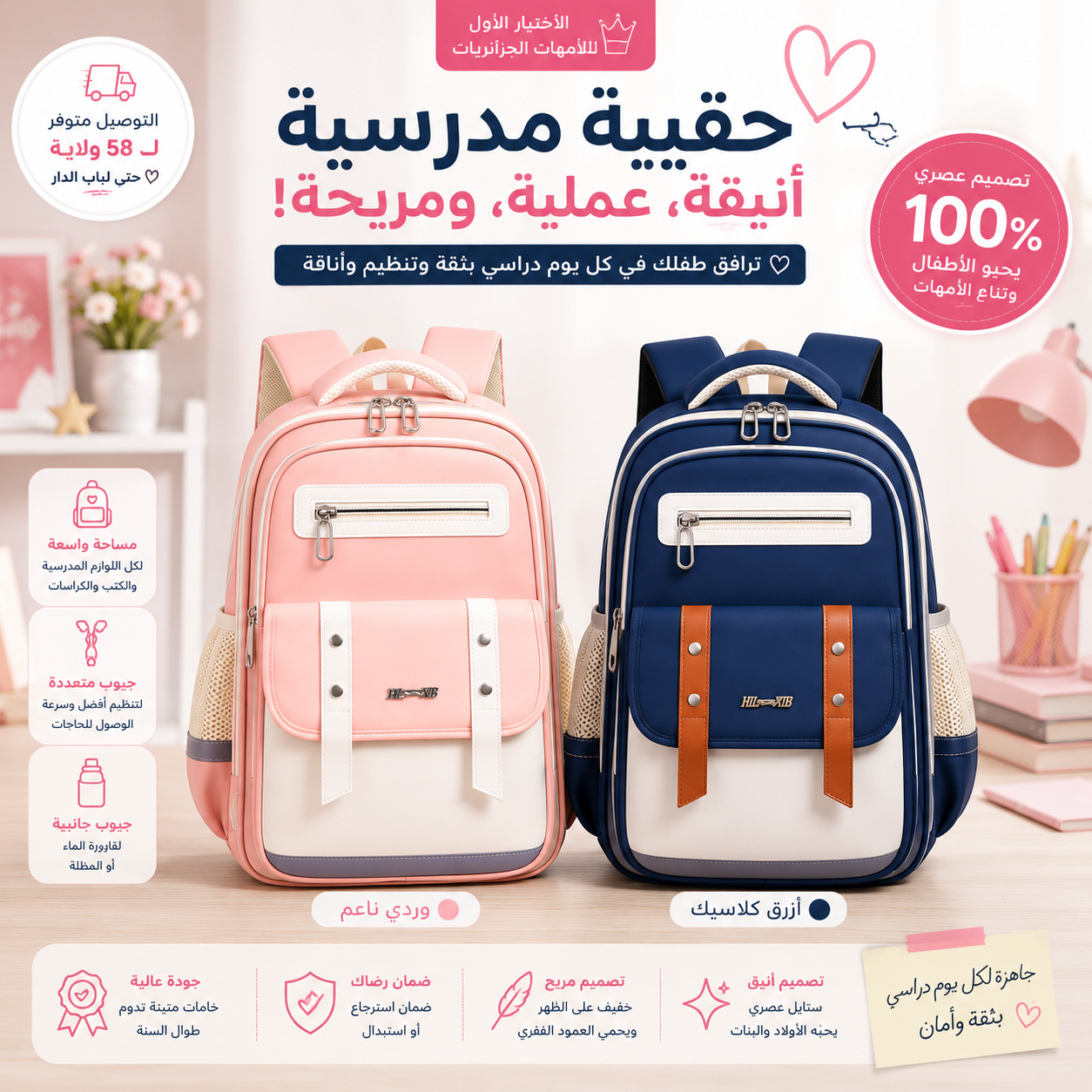 Cartable  - حقيبة مدرسية